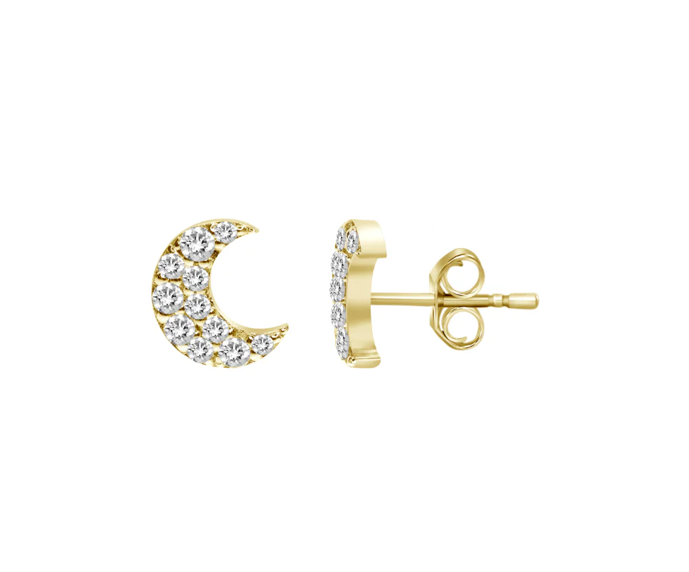 Lune Diamond Earrings - Image 4