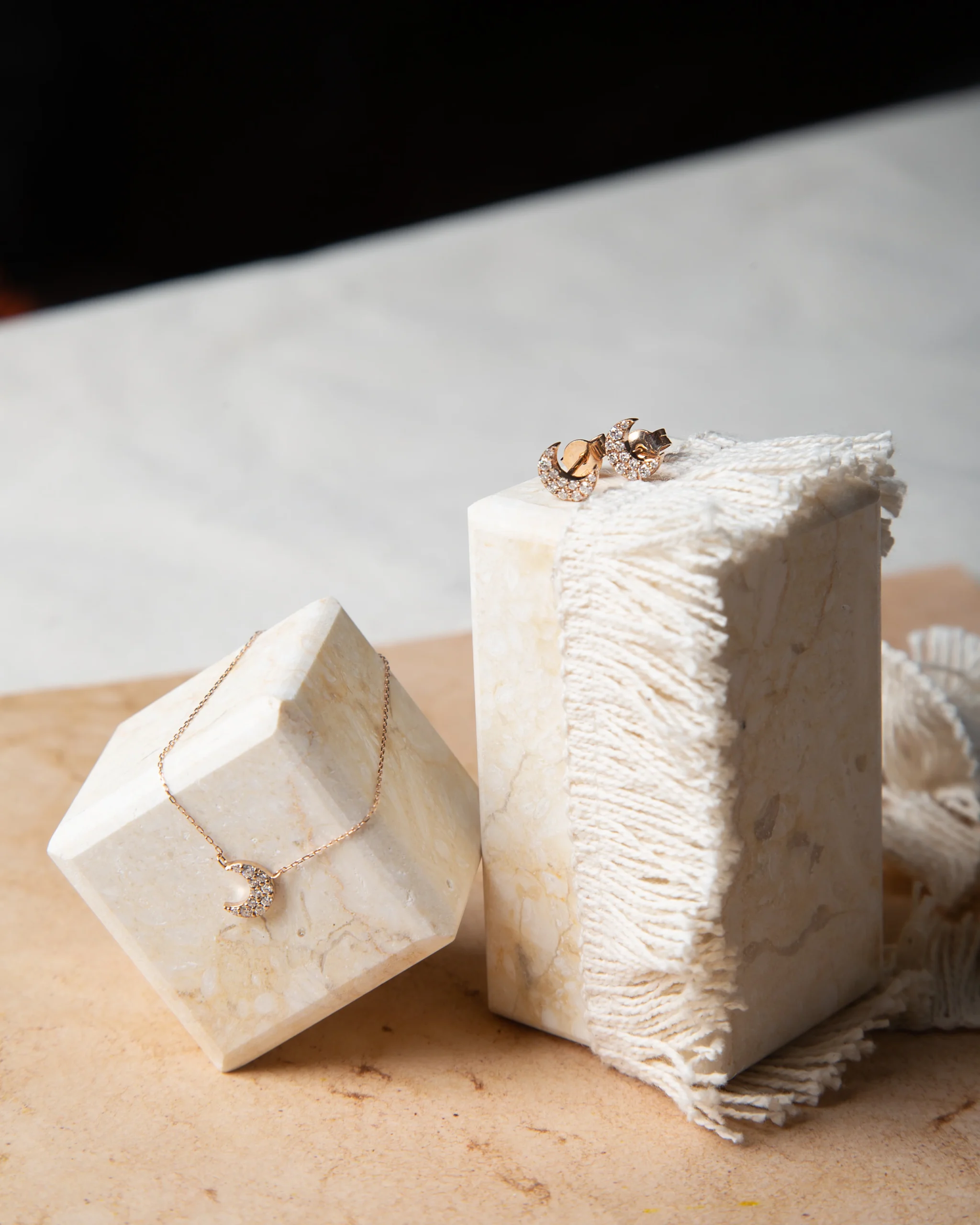 Lune Diamond Earrings - Image 3