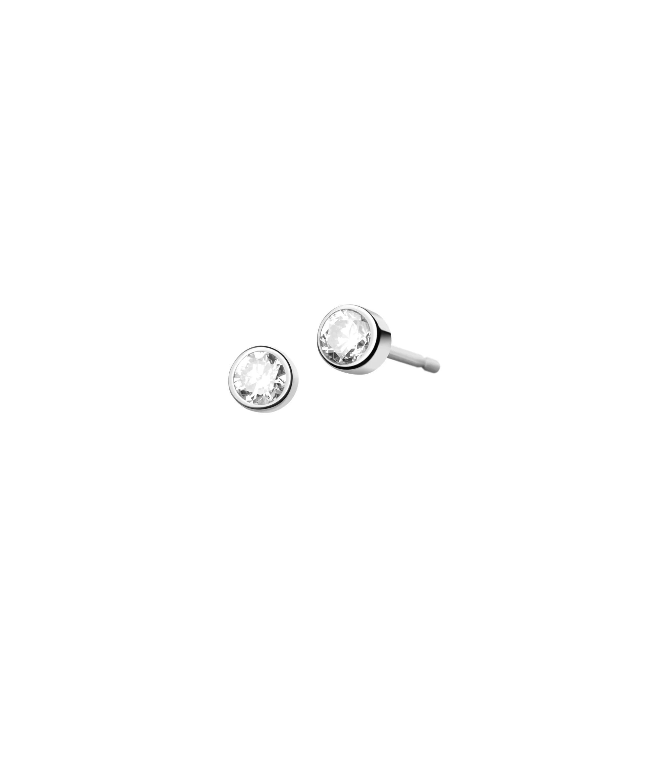 Demure Diamond Earrings