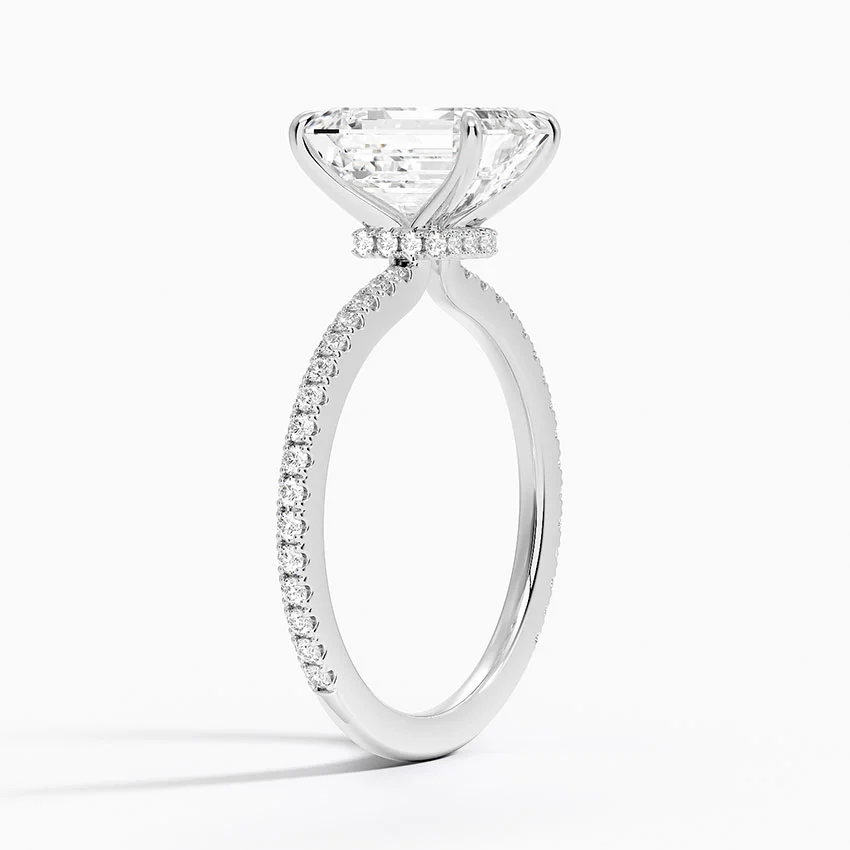 Demi Three-Quarter Coverage Diamond Ring (1/3 ct. tw.) in 18K White Gold - Image 2